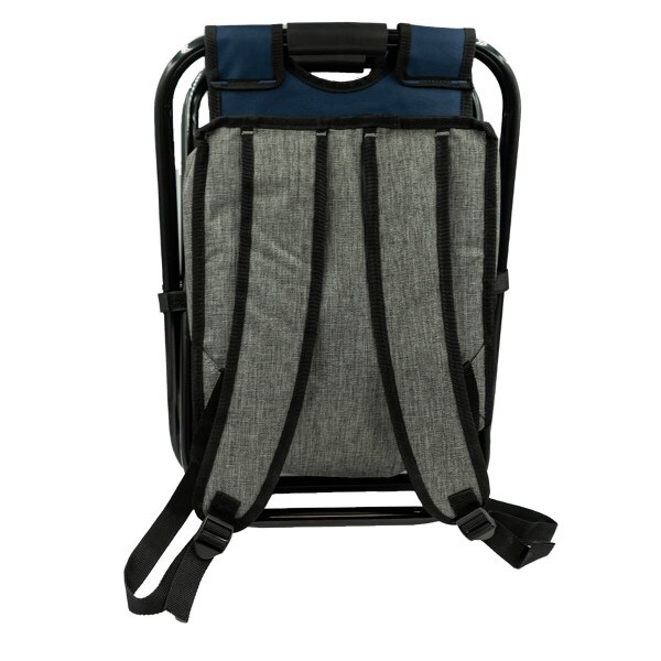 Backpack Cooler Chair U-State Logo Gray Navy